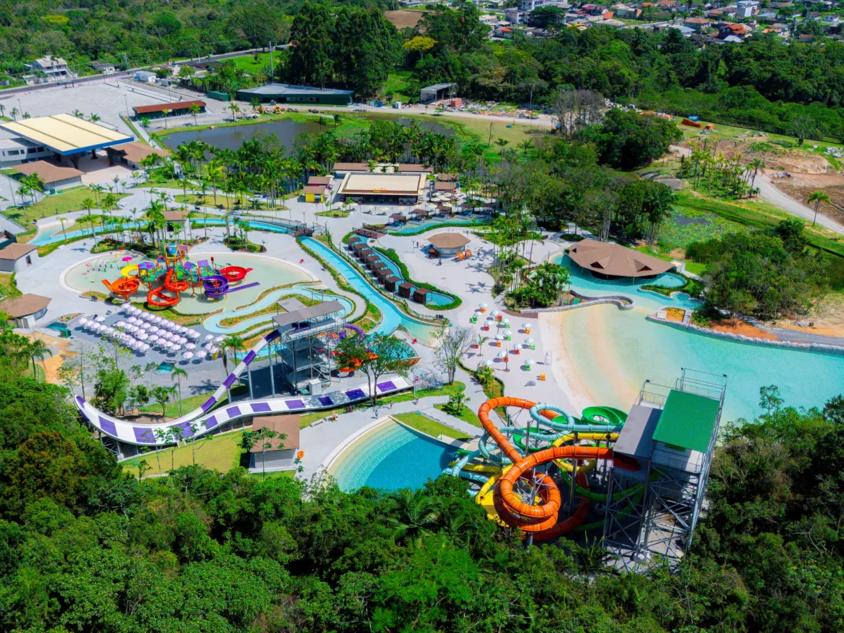Parque aquático catarinense
